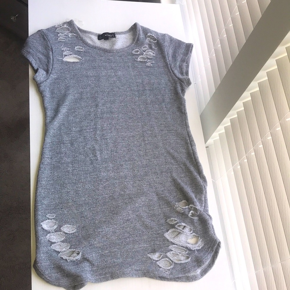 Derek Heart Grey Dress